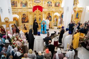 Епископ Нестор принял участие в освящении храма преподобного Вениамина Печерского в Пензе