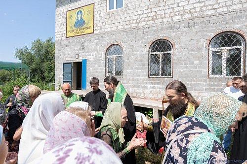 Епископ Нестор совершил молебен с акафистом на месте возведения Покровского храма в Жигулёвске