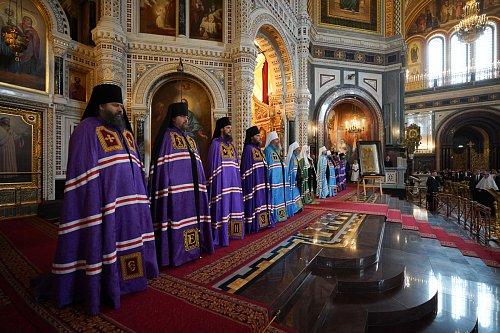 В праздник Преображения Господня епископ Нестор в числе архиереев сослужил Святейшему Патриарху Кириллу и принял участие в епископской хиротонии