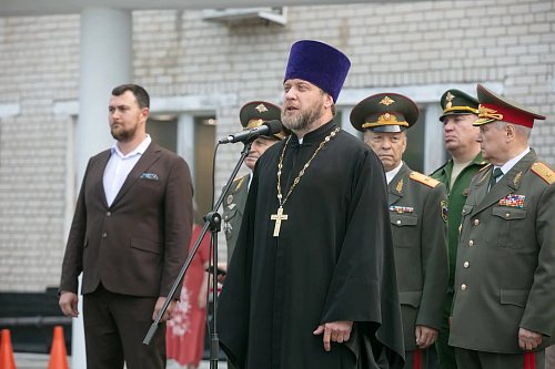 Пастырское напутствие выпускникам Военного учебного центра ТГУ