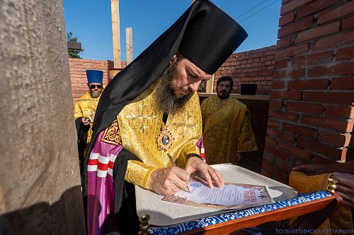 В селе Ермаково заложен храм в честь Двенадцати апостолов