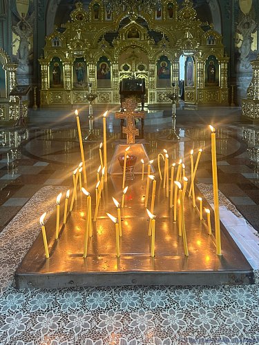 В храме села Новая Бинарадка совершена панихида по погибшим участникам Специальной военной операции