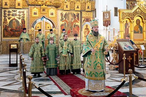 Празднование памяти праведного воина Феодора Санаксарского