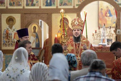 В Неделю 4-ю по Пасхе епископ Нестор совершил Литургию в Никольском храме с. Солнечная Поляна