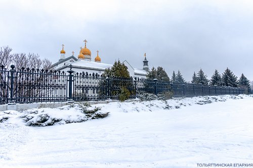 Канун Недели 29-й по Пятидесятнице: архиерейское богослужение в кафедральном соборе Тольятти 