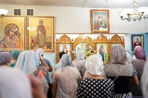 В день памяти преподобного Сергия Радонежского епископ Нестор совершил Литургию в Казанском храме микрорайона Яблоневый овраг Жигулёвска