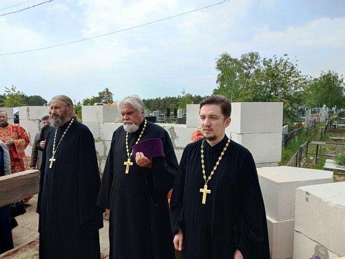 Правящий архиерей Тольяттинской епархии совершил чин освящения закладного камня в основание строящегося храма во имя блаженной Матроны Московской