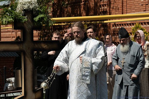 В Воскресенском монастыре помолились о новопреставленном архимандрите Гермогене в день его небесного покровителя