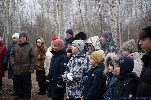 Епископ Нестор освятил место под строительство храма во имя Александра Невского