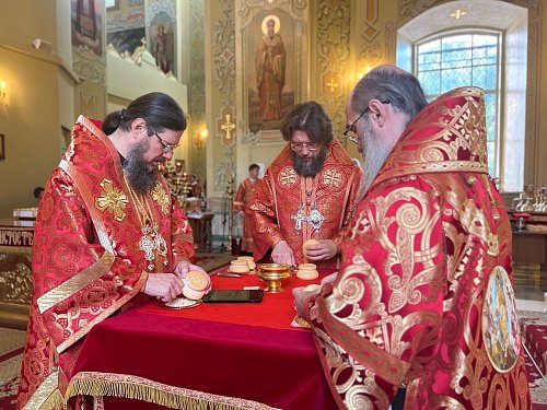 Епископ Нестор принял участие в праздновании Собора Саратовских святых