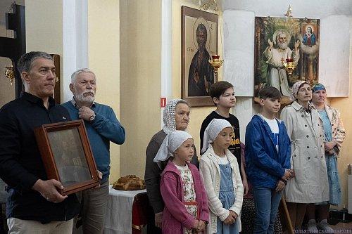 В Неделю 4-ю по Пасхе епископ Нестор совершил Литургию в Никольском храме с. Солнечная Поляна