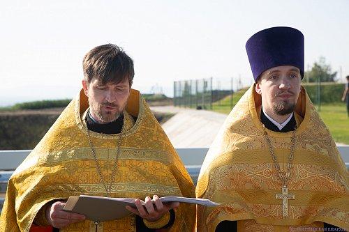 Епископ Софроний и епископ Нестор освятили Волжский мост в день его открытия