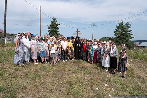 В селе Ермаково началось строительство храма в честь Двенадцати апостолов